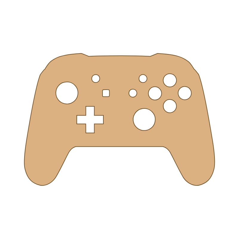 aplique-mdf-e-acrilico-controle-de-videogame-gamer-bavelle.jpg Aplique MDF e Acrílico Controle de Videogame Gamer - Imagem 1