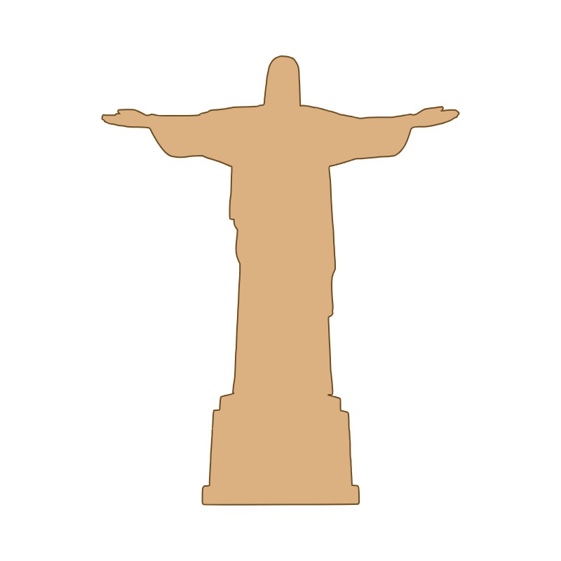 aplique-mdf-e-acrilico-cristo-redentor-rio-de-janeiro-bavelle.jpg Aplique MDF e Acrílico Cristo Redentor Rio de Janeiro - Imagem 1