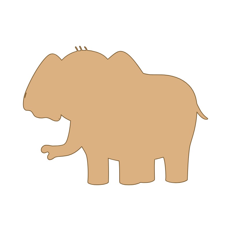aplique-mdf-e-acrilico-elefante-baby-para-decoracao-bavelle.jpg Aplique MDF e Acrílico Elefante Baby para Decoração - Imagem 1