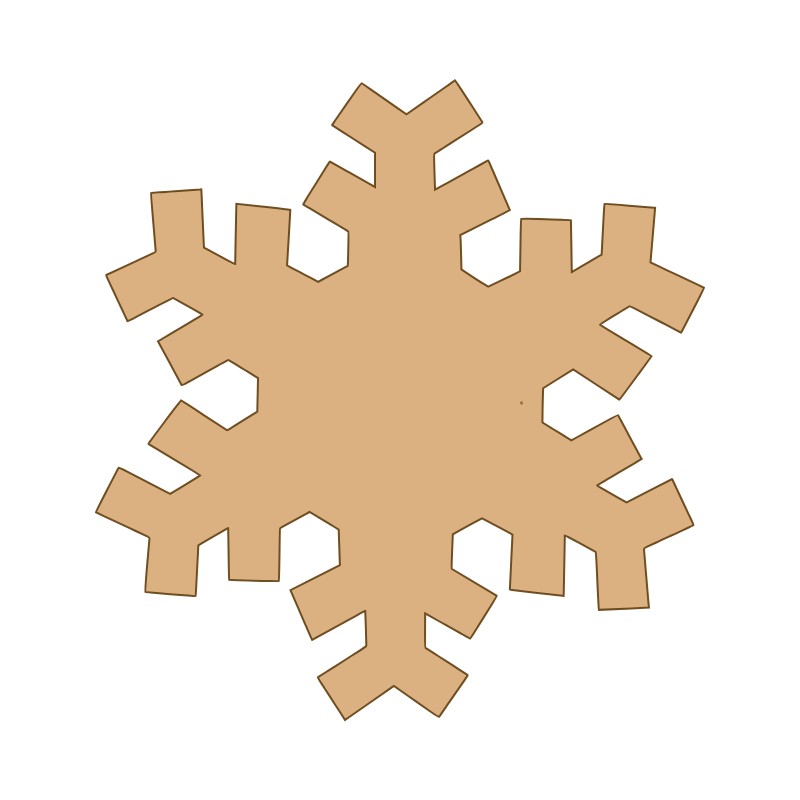 aplique-mdf-e-acrilico-floco-de-neve-bavelle.jpg Aplique MDF e Acrílico Floco de Neve - Imagem 1
