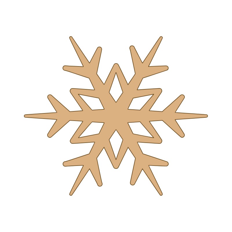 aplique-mdf-e-acrilico-floco-de-neve-inverno-bavelle-1.jpg Aplique MDF e Acrílico Floco de Neve Inverno - Imagem 1