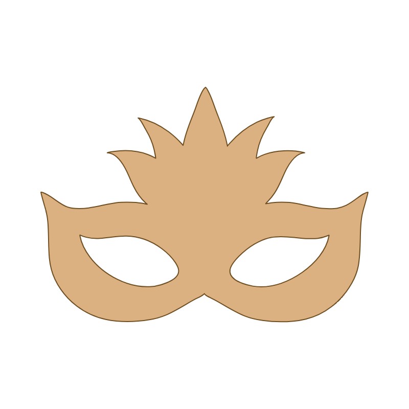 aplique-mdf-e-acrilico-mascara-de-carnaval-decorativa-bavelle.jpg Aplique MDF e Acrílico Máscara de Carnaval Decorativa - Imagem 1