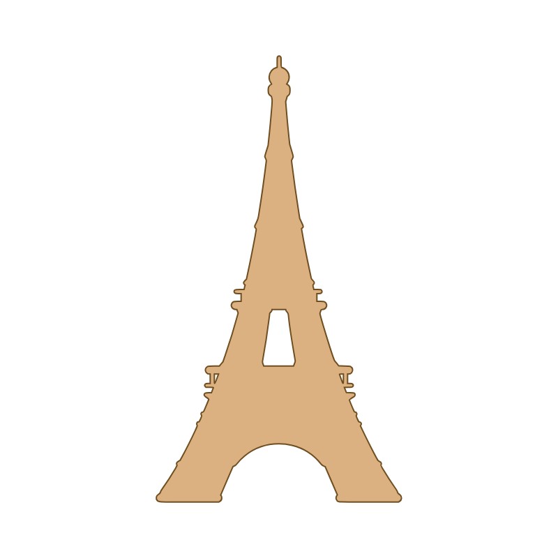 aplique-mdf-e-acrilico-torre-eiffel-paris-bavelle.jpg Aplique MDF e Acrílico Torre Eiffel Paris - Imagem 1