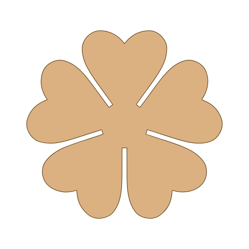 flower-with-heart-shaped-petals-silhouette-000000-original-bavelle.jpg Aplique MDF e Acrílico Flor Pétalas de Coração - Imagem 1