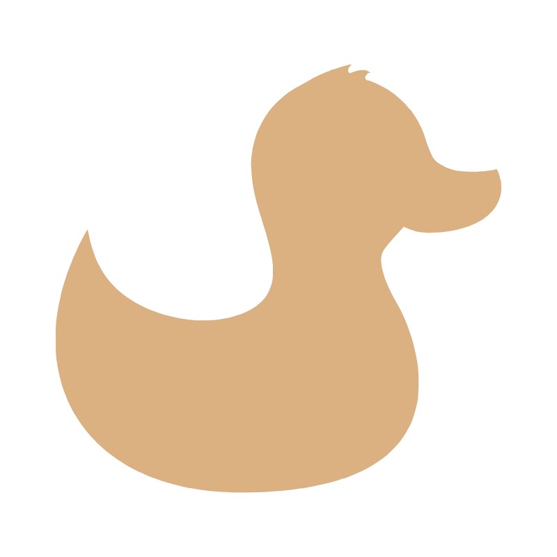 rubber-duck-silhouette-000000-original-bavelle.jpg Aplique MDF e Acrílico Patinho de Banho - Imagem 1